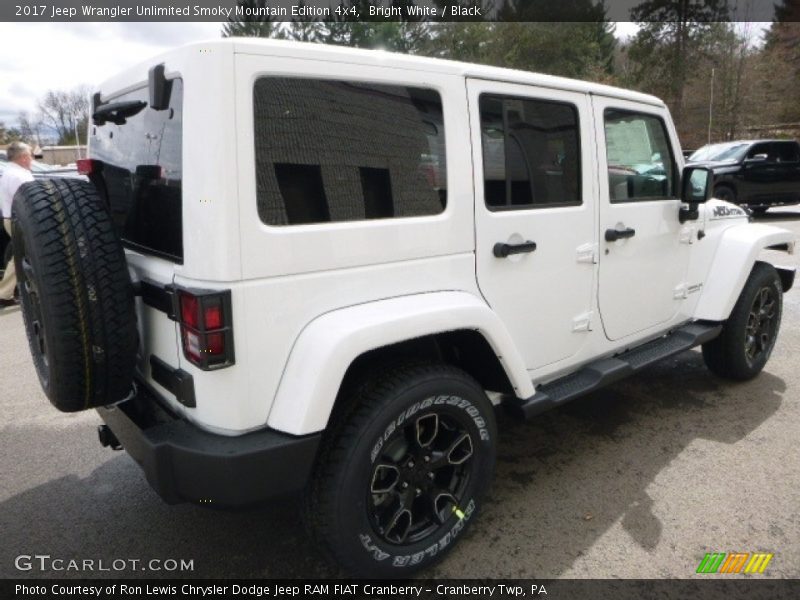 Bright White / Black 2017 Jeep Wrangler Unlimited Smoky Mountain Edition 4x4