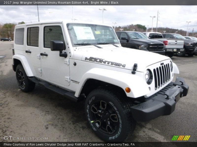 Front 3/4 View of 2017 Wrangler Unlimited Smoky Mountain Edition 4x4