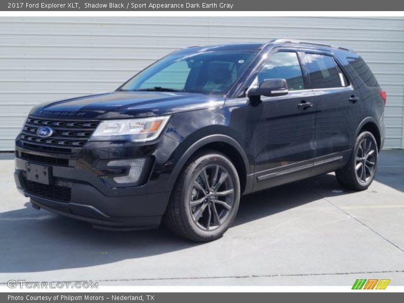 Shadow Black / Sport Appearance Dark Earth Gray 2017 Ford Explorer XLT