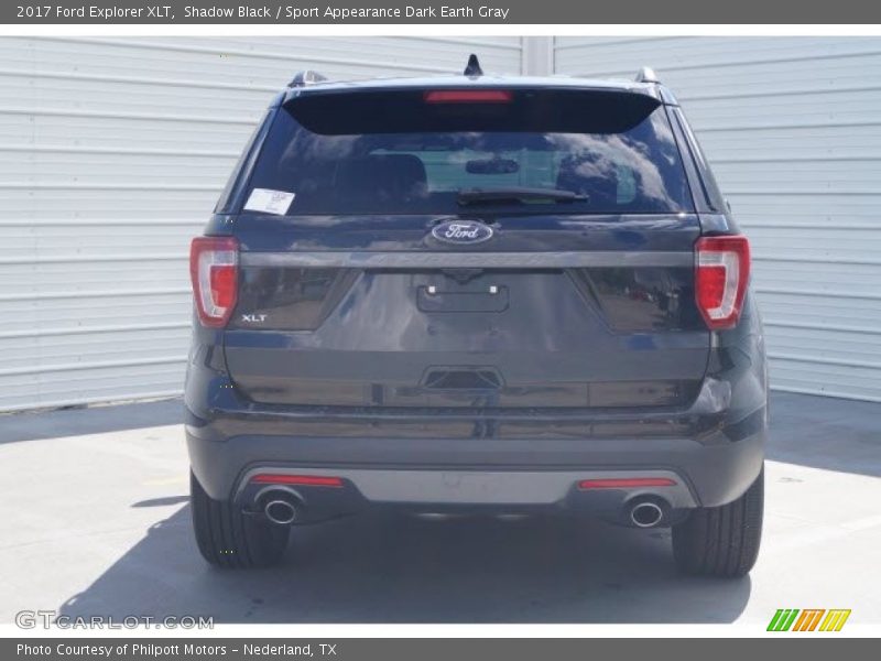 Shadow Black / Sport Appearance Dark Earth Gray 2017 Ford Explorer XLT