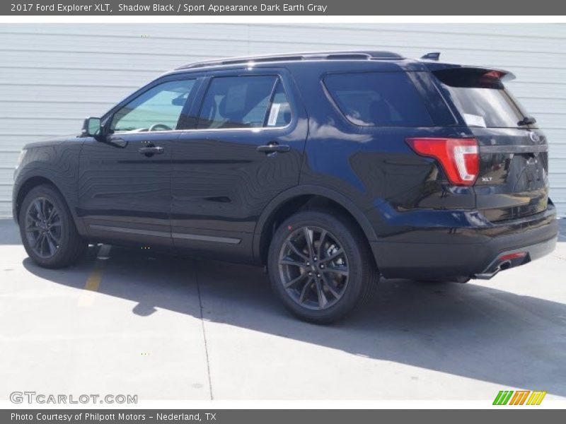 Shadow Black / Sport Appearance Dark Earth Gray 2017 Ford Explorer XLT