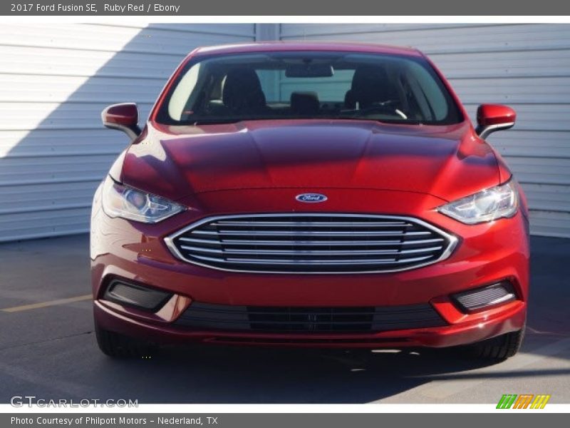 Ruby Red / Ebony 2017 Ford Fusion SE
