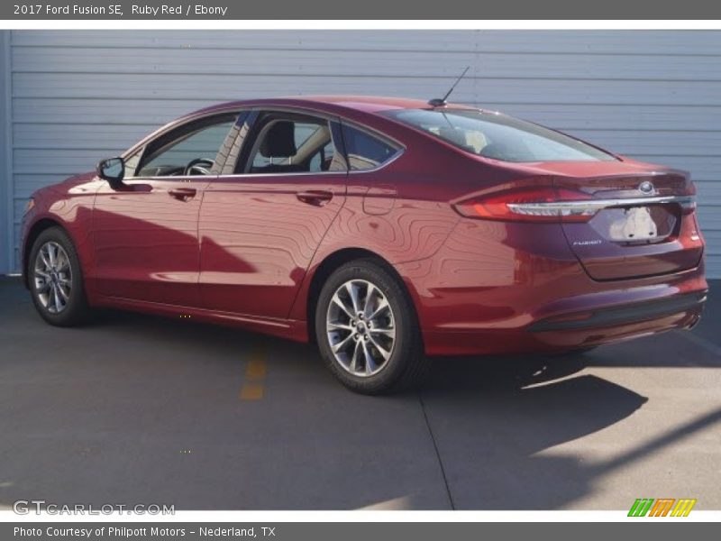 Ruby Red / Ebony 2017 Ford Fusion SE