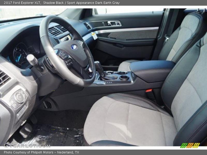 Shadow Black / Sport Appearance Dark Earth Gray 2017 Ford Explorer XLT