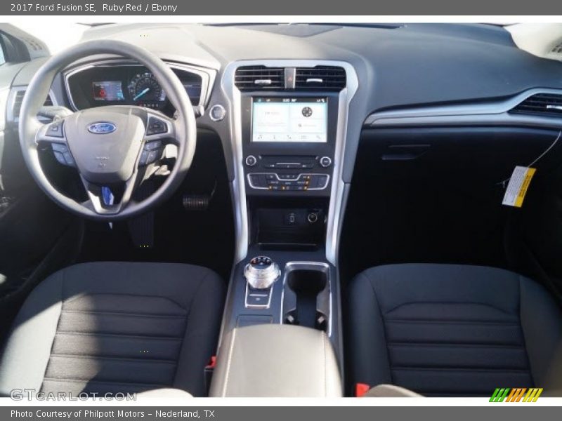 Ruby Red / Ebony 2017 Ford Fusion SE