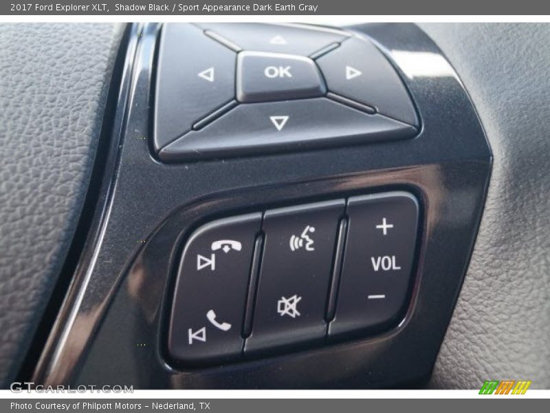 Shadow Black / Sport Appearance Dark Earth Gray 2017 Ford Explorer XLT