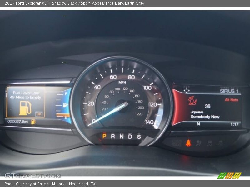 Shadow Black / Sport Appearance Dark Earth Gray 2017 Ford Explorer XLT