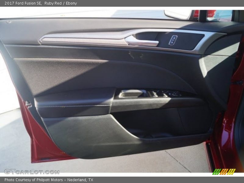 Ruby Red / Ebony 2017 Ford Fusion SE