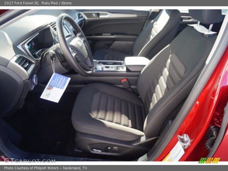 Ruby Red / Ebony 2017 Ford Fusion SE