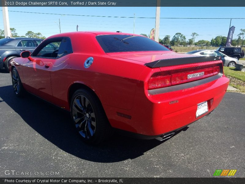 TorRed / Dark Slate Gray 2013 Dodge Challenger SRT8 Core