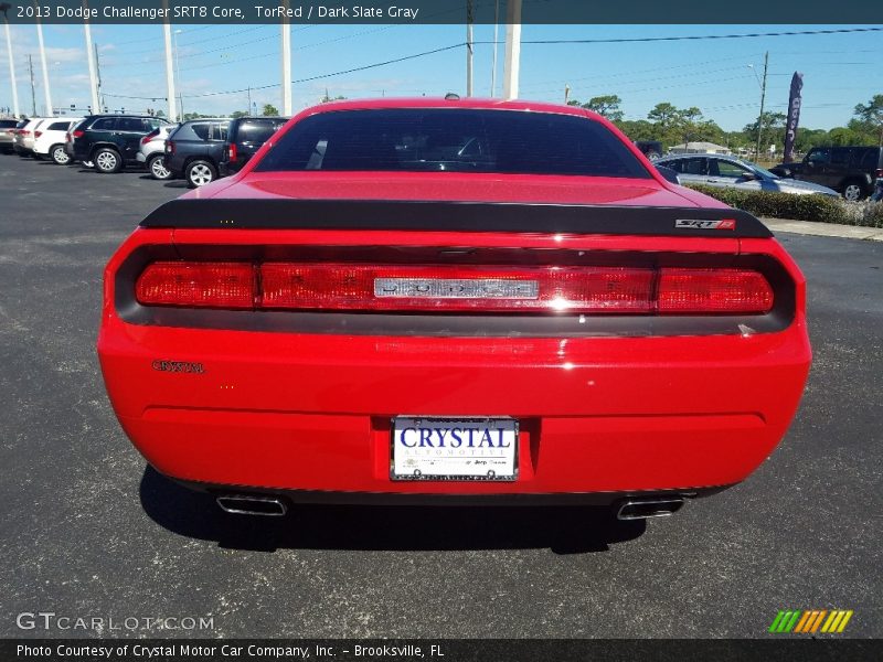 TorRed / Dark Slate Gray 2013 Dodge Challenger SRT8 Core