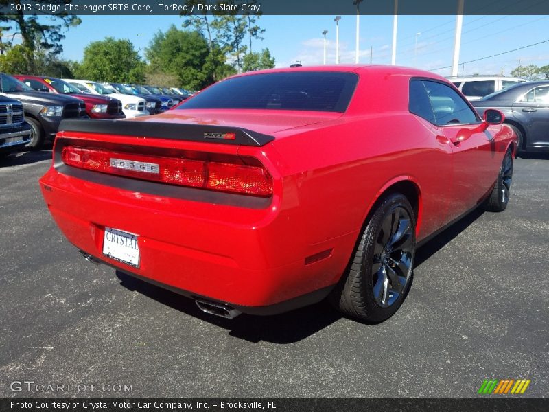 TorRed / Dark Slate Gray 2013 Dodge Challenger SRT8 Core