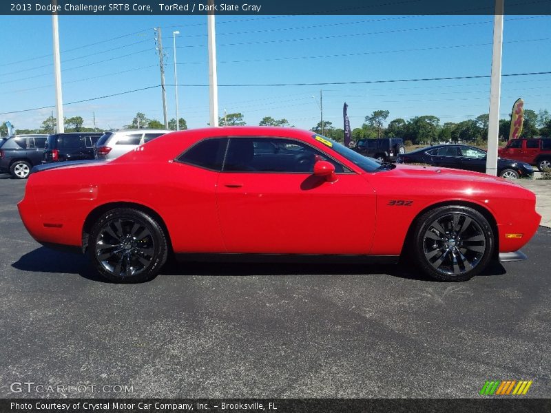 TorRed / Dark Slate Gray 2013 Dodge Challenger SRT8 Core