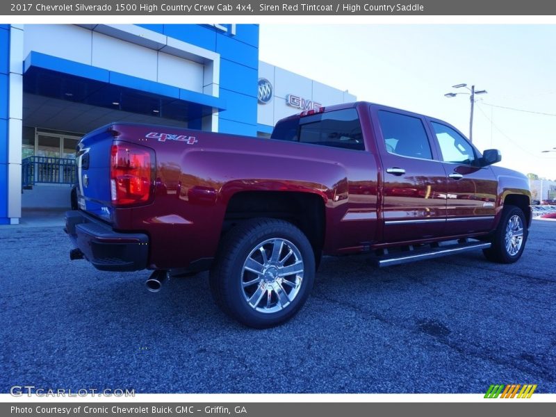 Siren Red Tintcoat / High Country Saddle 2017 Chevrolet Silverado 1500 High Country Crew Cab 4x4