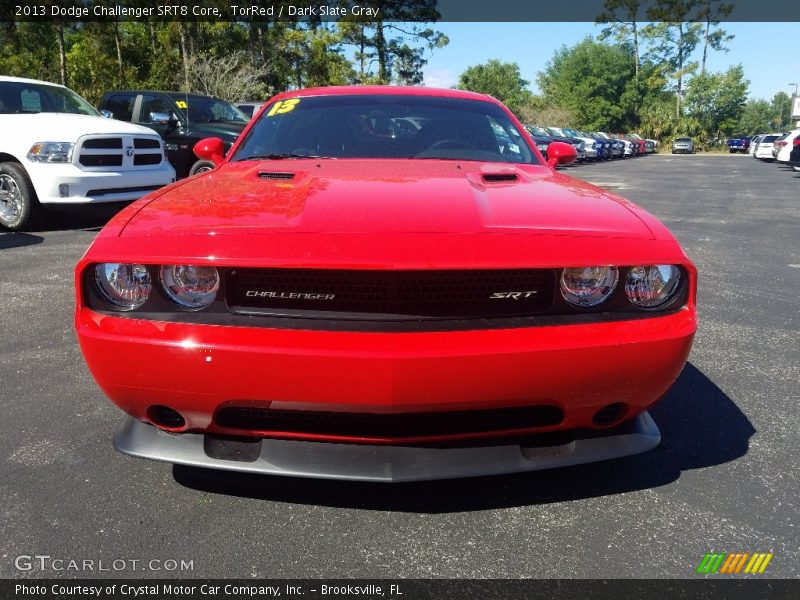 TorRed / Dark Slate Gray 2013 Dodge Challenger SRT8 Core
