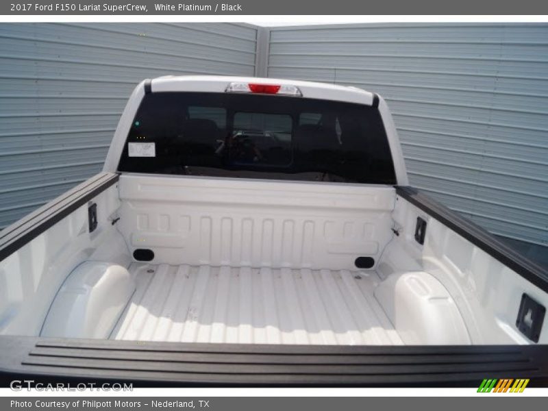 White Platinum / Black 2017 Ford F150 Lariat SuperCrew