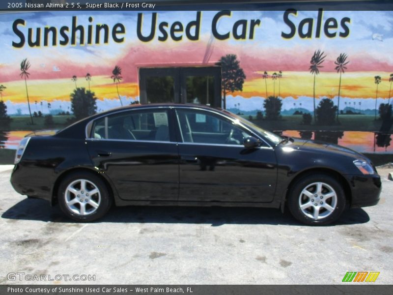 Super Black / Frost Gray 2005 Nissan Altima 2.5 S