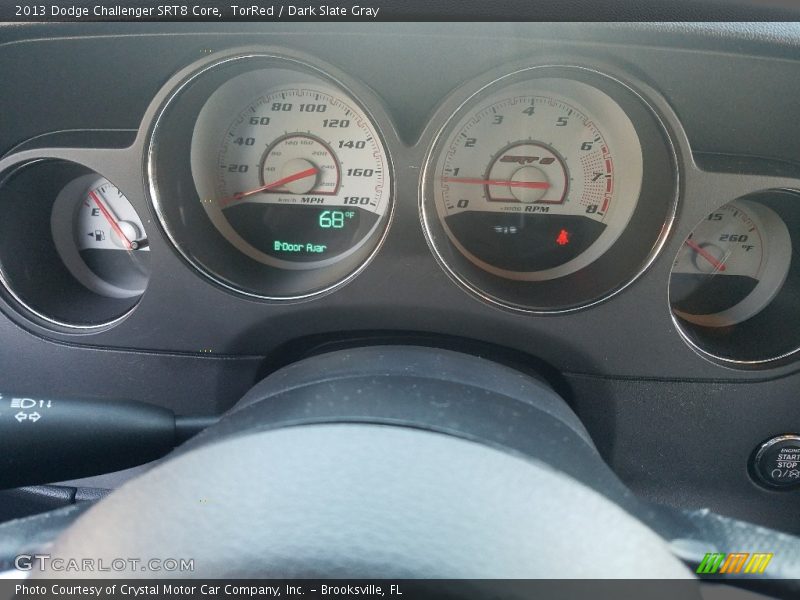 TorRed / Dark Slate Gray 2013 Dodge Challenger SRT8 Core