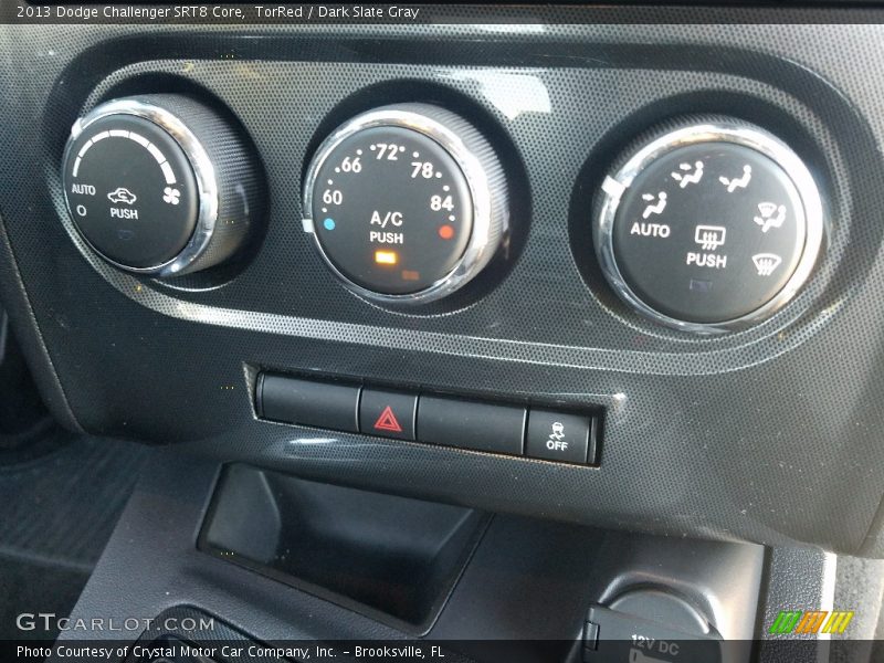 TorRed / Dark Slate Gray 2013 Dodge Challenger SRT8 Core