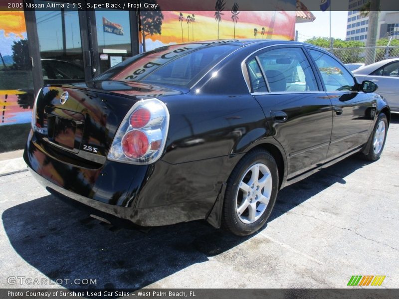 Super Black / Frost Gray 2005 Nissan Altima 2.5 S