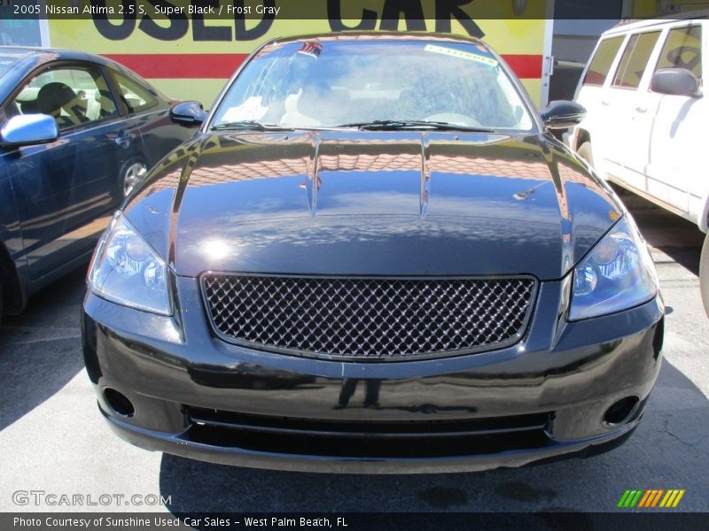 Super Black / Frost Gray 2005 Nissan Altima 2.5 S
