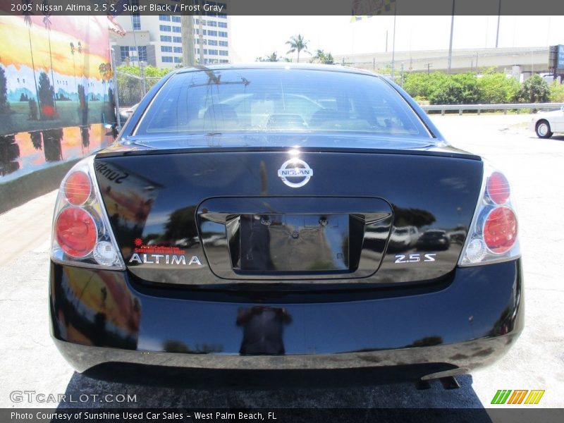 Super Black / Frost Gray 2005 Nissan Altima 2.5 S