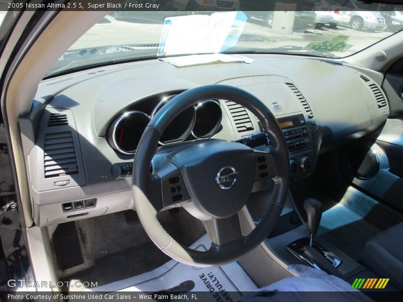 Super Black / Frost Gray 2005 Nissan Altima 2.5 S