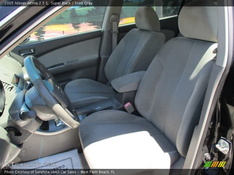 Super Black / Frost Gray 2005 Nissan Altima 2.5 S