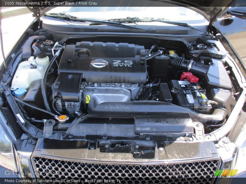 Super Black / Frost Gray 2005 Nissan Altima 2.5 S