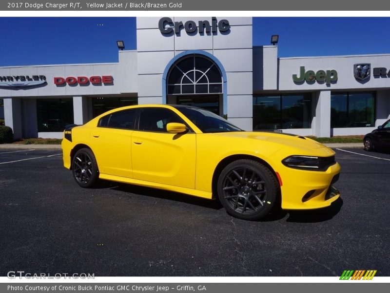Yellow Jacket / Black/Brazen Gold 2017 Dodge Charger R/T