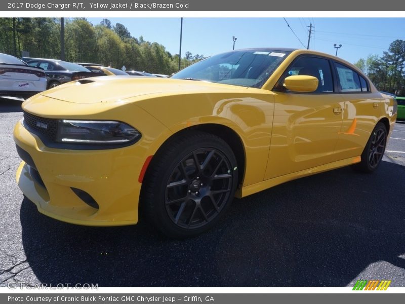 Yellow Jacket / Black/Brazen Gold 2017 Dodge Charger R/T