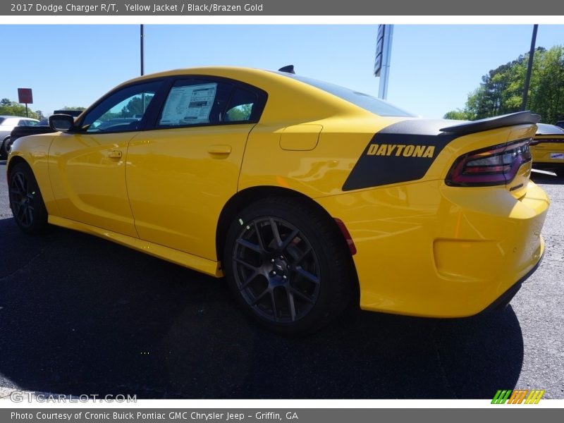 Yellow Jacket / Black/Brazen Gold 2017 Dodge Charger R/T