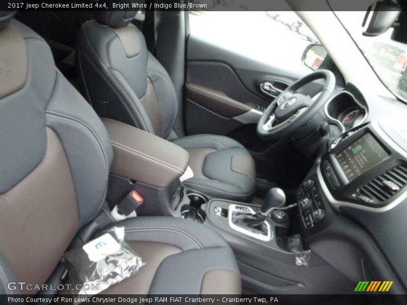  2017 Cherokee Limited 4x4 Indigo Blue/Brown Interior