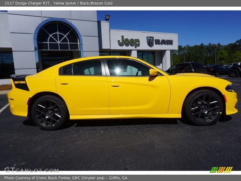Yellow Jacket / Black/Brazen Gold 2017 Dodge Charger R/T
