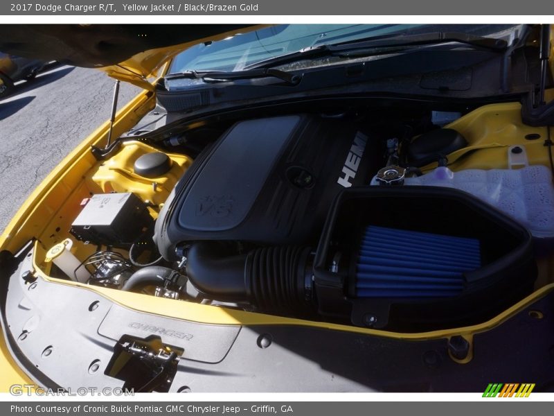 Yellow Jacket / Black/Brazen Gold 2017 Dodge Charger R/T