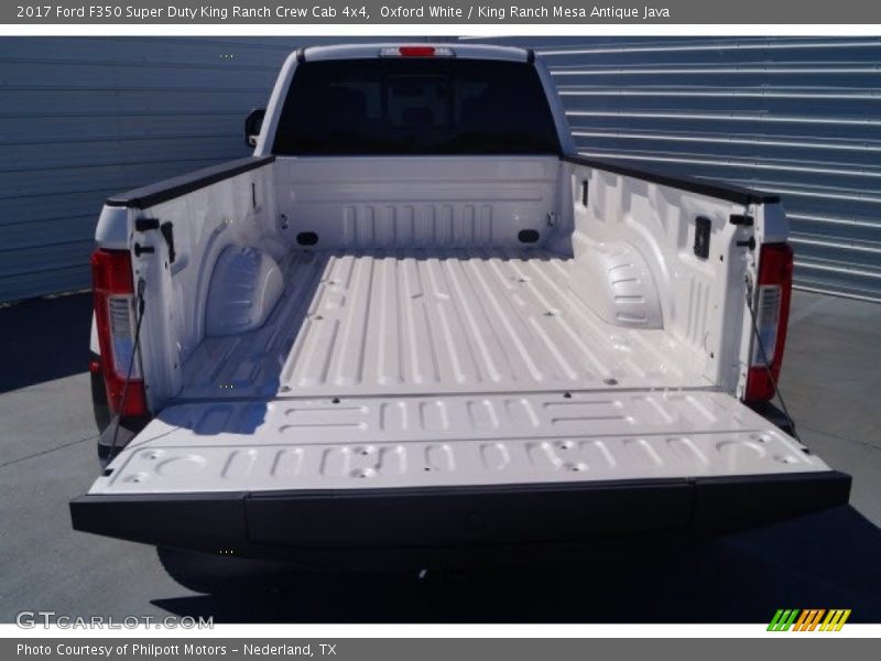 Oxford White / King Ranch Mesa Antique Java 2017 Ford F350 Super Duty King Ranch Crew Cab 4x4