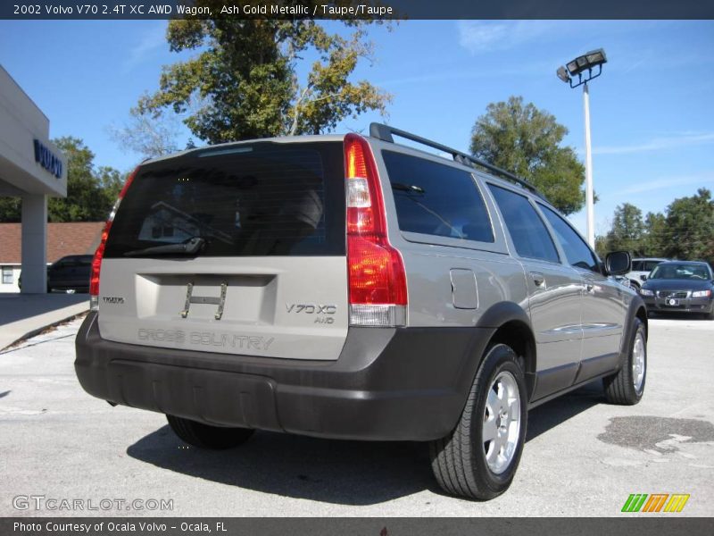 Ash Gold Metallic / Taupe/Taupe 2002 Volvo V70 2.4T XC AWD Wagon