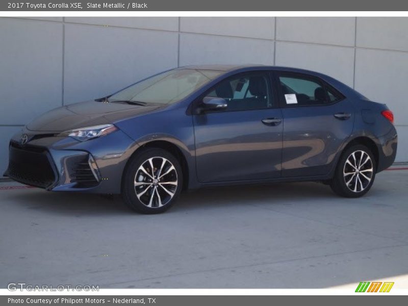 Slate Metallic / Black 2017 Toyota Corolla XSE