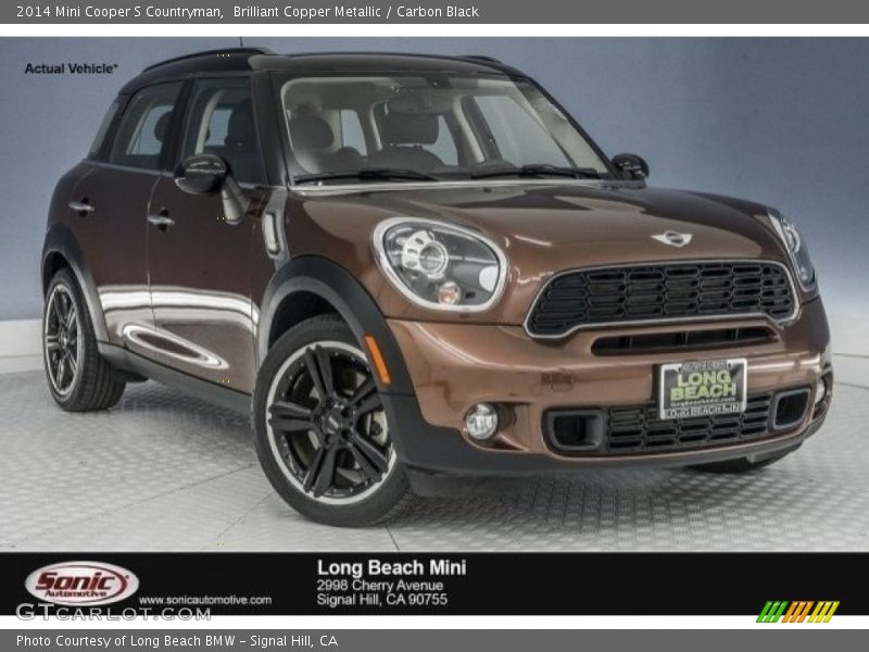 Brilliant Copper Metallic / Carbon Black 2014 Mini Cooper S Countryman