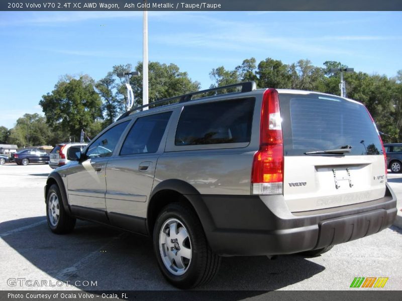 Ash Gold Metallic / Taupe/Taupe 2002 Volvo V70 2.4T XC AWD Wagon
