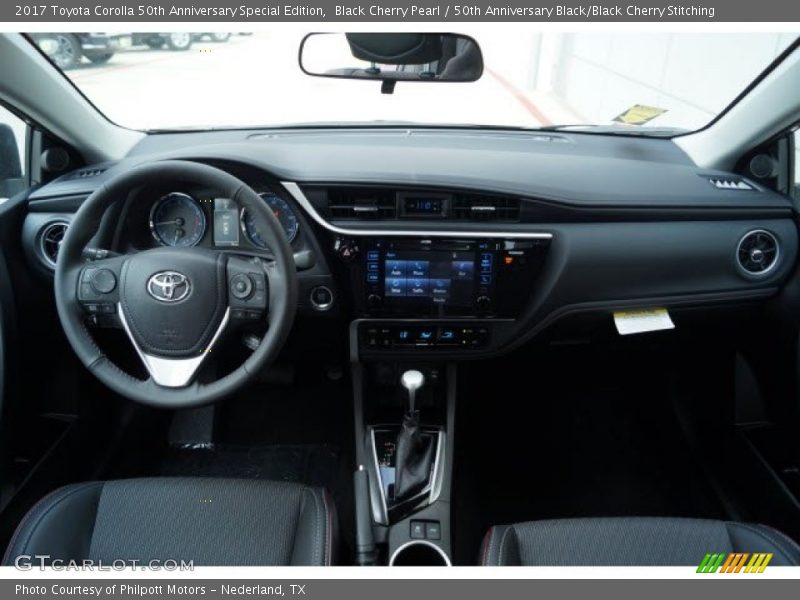 Dashboard of 2017 Corolla 50th Anniversary Special Edition