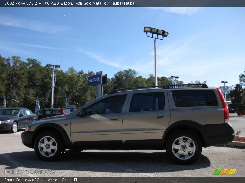 Ash Gold Metallic / Taupe/Taupe 2002 Volvo V70 2.4T XC AWD Wagon