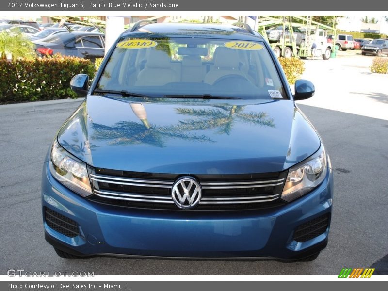 Pacific Blue Metallic / Sandstone 2017 Volkswagen Tiguan S