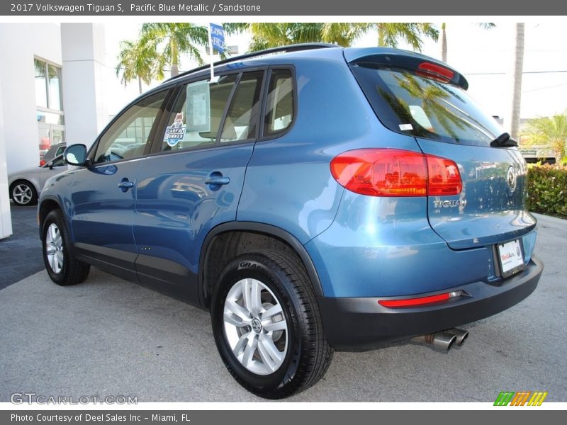 Pacific Blue Metallic / Sandstone 2017 Volkswagen Tiguan S
