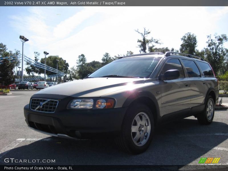 Ash Gold Metallic / Taupe/Taupe 2002 Volvo V70 2.4T XC AWD Wagon