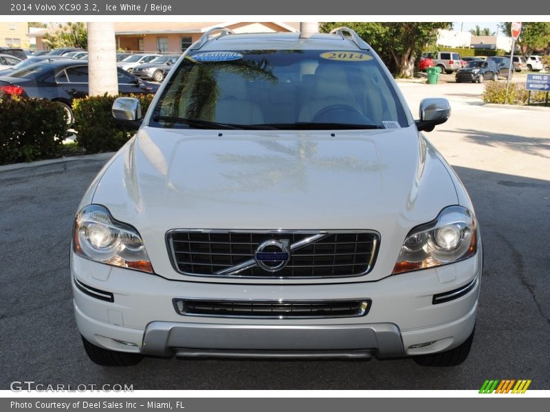 Ice White / Beige 2014 Volvo XC90 3.2