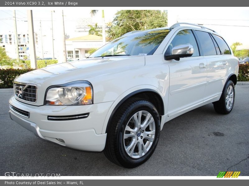 Ice White / Beige 2014 Volvo XC90 3.2