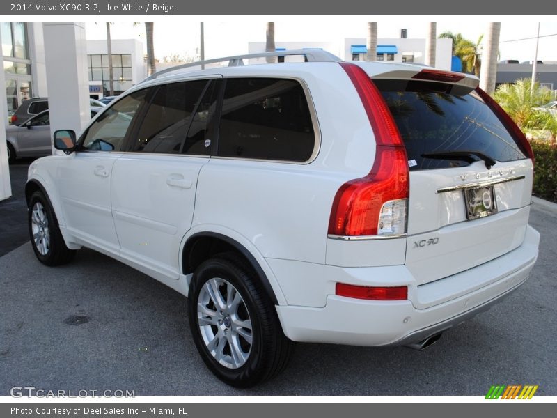Ice White / Beige 2014 Volvo XC90 3.2