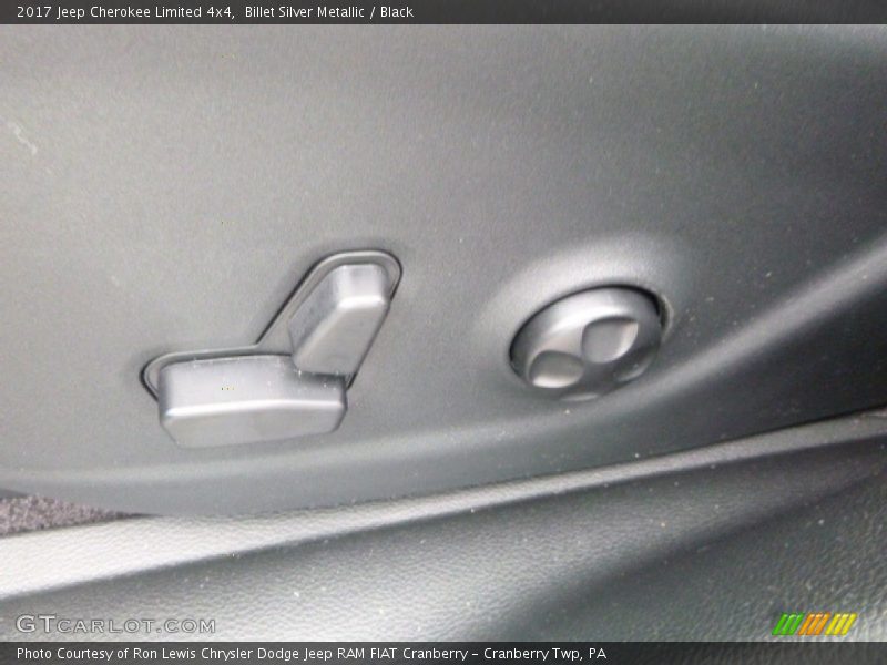 Billet Silver Metallic / Black 2017 Jeep Cherokee Limited 4x4