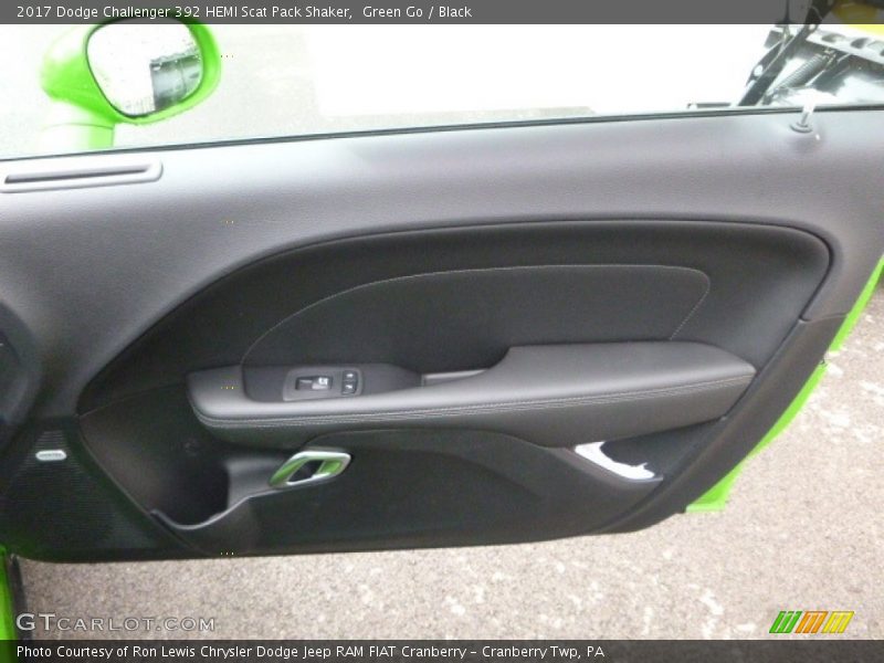 Green Go / Black 2017 Dodge Challenger 392 HEMI Scat Pack Shaker